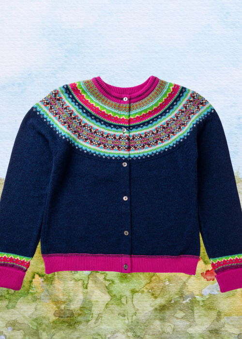 ERIBÉ | Alpine Short Cardigan | Tango 